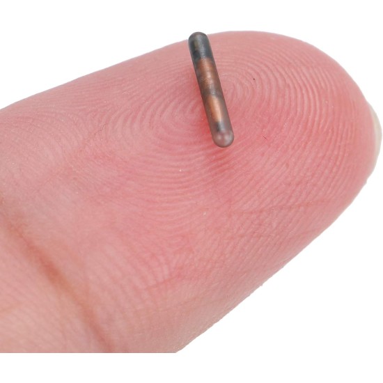 Pet Microchip, Pack of 10 1.25mm Universal Pet ID Microchip 134.2KHz /125KHZ/ Ntag216 Nfc Pet ID Tags Lightweight Glass Tube Microchip Dog for Animal/Pet/Dog/Cat/Pig Pet Microchip, Pack of 10 1.25mm Universal Pet ID Microchip 134.2KHz /125KHZ/ Ntag216 Nfc Pet ID Tags Lightweight Glass Tube Microchip Dog for Animal/Pet/Dog/Cat/Pig