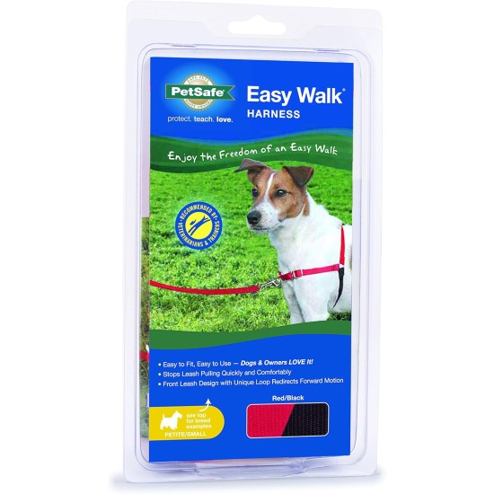 PetSafe, Easy Walk Dog Harness, The Ultimate No Pull Harness for Walks, Take Control and Teach Better Leash Behavior Small, Petrol/Grey PetSafe, Easy Walk Dog Harness, The Ultimate No Pull Harness for Walks, Take Control and Teach Better Leash Behavior Small, Petrol/Grey