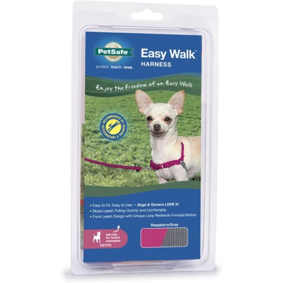 PetSafe, Easy Walk Dog Harness, The Ultimate No Pull Harness for Walks, Take Control and Teach Better Leash Behavior Small, Petrol/Grey PetSafe, Easy Walk Dog Harness, The Ultimate No Pull Harness for Walks, Take Control and Teach Better Leash Behavior Small, Petrol/Grey