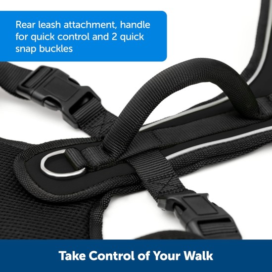 PetSafe EasySport Dog Harness, Adjustable Padded Dog Harness with Control Handle and Reflective Piping, by The Makers of The Easy Walk Harness, Orange, Large PetSafe EasySport Dog Harness, Adjustable Padded Dog Harness with Control Handle and Reflective Piping, by The Makers of The Easy Walk Harness, Orange, Large