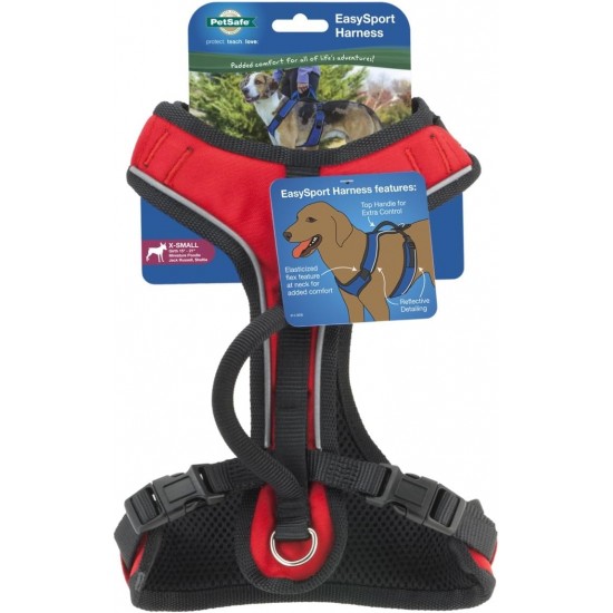 PetSafe Easysport Harness, X-Small, Red PetSafe Easysport Harness, X-Small, Red