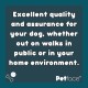 Petface Outdoor Paws Neoprene Padded Dog Collar, Large, Large