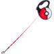 Pokémon Pokéball Retractable Dog Lead - 5m Retractable Lead with Reflective Pattern, Parking Brake, Locking, Convenient Handle and Metal Clip Pokémon Pokéball Retractable Dog Lead - 5m Retractable Lead with Reflective Pattern, Parking Brake, Locking, Convenient Handle and Metal Clip