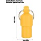 Pssopp Address Tags Pack of 20 Dog ID Tag Mini Anti Lost Pet Tube Tag Waterproof Plastic ID Name Tags Dog Collar Pendant Label for Dogs Puppies Cats, black, Small Pssopp Address Tags Pack of 20 Dog ID Tag Mini Anti Lost Pet Tube Tag Waterproof Plastic ID Name Tags Dog Collar Pendant Label for Dogs Puppies Cats, black, Small