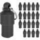 Pssopp Address Tags Pack of 20 Dog ID Tag Mini Anti Lost Pet Tube Tag Waterproof Plastic ID Name Tags Dog Collar Pendant Label for Dogs Puppies Cats, black, Small Pssopp Address Tags Pack of 20 Dog ID Tag Mini Anti Lost Pet Tube Tag Waterproof Plastic ID Name Tags Dog Collar Pendant Label for Dogs Puppies Cats, black, Small