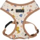 Puppia Spring and Summer Fashion Over-The-Head Dog Harness, Beige_Minmi, Medium Puppia Spring and Summer Fashion Over-The-Head Dog Harness, Beige_Minmi, Medium