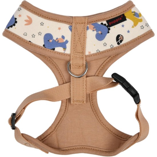 Puppia Spring and Summer Fashion Over-The-Head Dog Harness, Beige_Minmi, Medium Puppia Spring and Summer Fashion Over-The-Head Dog Harness, Beige_Minmi, Medium