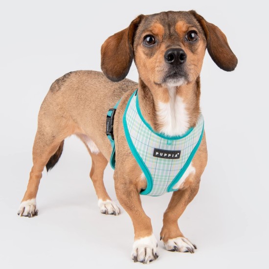 Puppia Spring and Summer Fashion Over-The-Head Dog Harness, Beige_Minmi, Medium Puppia Spring and Summer Fashion Over-The-Head Dog Harness, Beige_Minmi, Medium