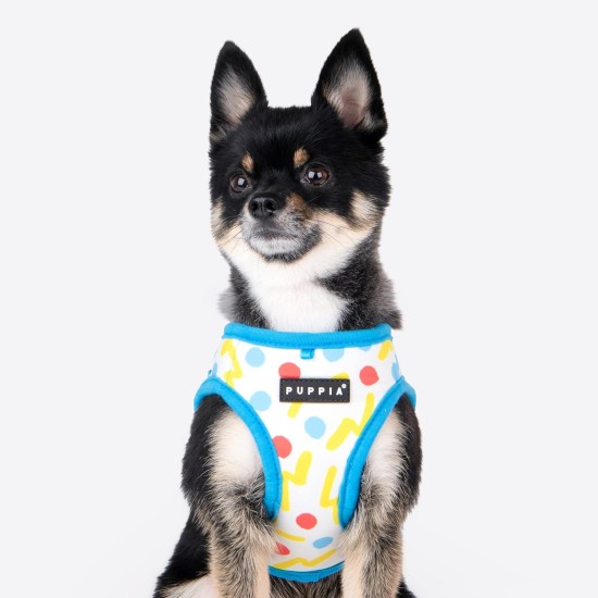 Puppia Spring and Summer Fashion Over-The-Head Dog Harness, Beige_Minmi, Medium Puppia Spring and Summer Fashion Over-The-Head Dog Harness, Beige_Minmi, Medium