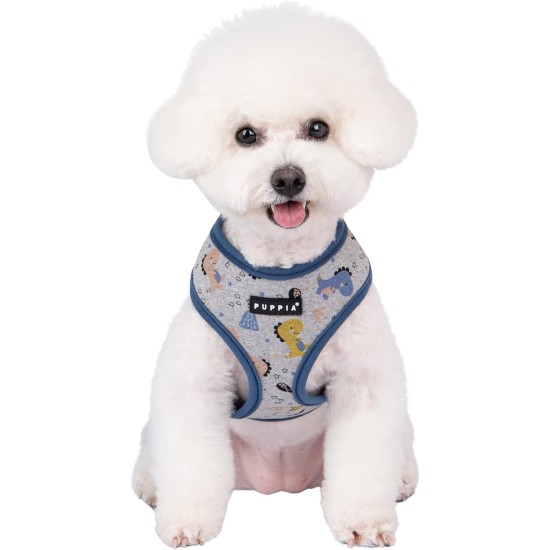 Puppia Spring and Summer Fashion Over-The-Head Dog Harness, Beige_Minmi, Medium Puppia Spring and Summer Fashion Over-The-Head Dog Harness, Beige_Minmi, Medium