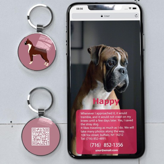 QR Code Dog Tag ID 41 Dog Breeds Personalised Social Online Site Free Online Pet Profile Modificable Privacy Control No App Required QR Code Dog Tag ID 41 Dog Breeds Personalised Social Online Site Free Online Pet Profile Modificable Privacy Control No App Required