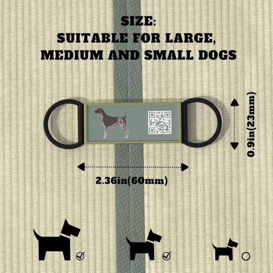 QR Code Silent Dog Tag ID 18 Dog Breeds Personalised Social Online Site Free Online Pet Profile Modification Control Privacy No App Required QR Code Silent Dog Tag ID 18 Dog Breeds Personalised Social Online Site Free Online Pet Profile Modification Control Privacy No App Required