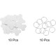 QUARKZMAN Bone Shaped Dog Sign Animal ID Labels 38 mm x 25 mm / 1.5 x 1 Inch Metal Silver Tone Blank Dog Labels Cat Labels with Ring for Dog Cat Pendant Craft Pack of 10 QUARKZMAN Bone Shaped Dog Sign Animal ID Labels 38 mm x 25 mm / 1.5 x 1 Inch Metal Silver Tone Blank Dog Labels Cat Labels with Ring for Dog Cat Pendant Craft Pack of 10