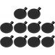 QUARKZMAN Metal Round Tags Stamps, Black Blank Dog Tags 1.18 Inch Circle DIY Engraving Blank Tags Pack of 10, Stainless Steel with Hole for Pet Dog ID Tags QUARKZMAN Metal Round Tags Stamps, Black Blank Dog Tags 1.18 Inch Circle DIY Engraving Blank Tags Pack of 10, Stainless Steel with Hole for Pet Dog ID Tags