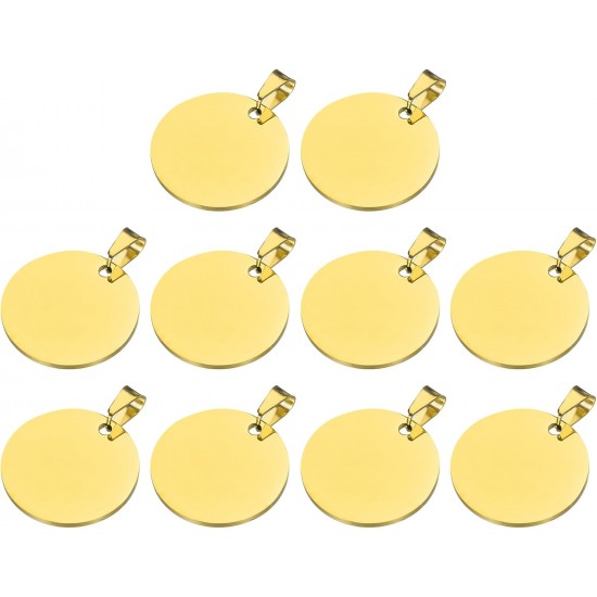 QUARKZMAN Metal Round Tags Stamps, Black Blank Dog Tags 1.18 Inch Circle DIY Engraving Blank Tags Pack of 10, Stainless Steel with Hole for Pet Dog ID Tags QUARKZMAN Metal Round Tags Stamps, Black Blank Dog Tags 1.18 Inch Circle DIY Engraving Blank Tags Pack of 10, Stainless Steel with Hole for Pet Dog ID Tags