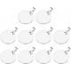 QUARKZMAN Metal Round Tags Stamps, Black Blank Dog Tags 1.18 Inch Circle DIY Engraving Blank Tags Pack of 10, Stainless Steel with Hole for Pet Dog ID Tags QUARKZMAN Metal Round Tags Stamps, Black Blank Dog Tags 1.18 Inch Circle DIY Engraving Blank Tags Pack of 10, Stainless Steel with Hole for Pet Dog ID Tags