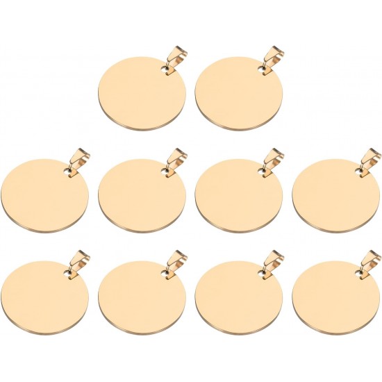 QUARKZMAN Metal Round Tags Stamps, Black Blank Dog Tags 1.18 Inch Circle DIY Engraving Blank Tags Pack of 10, Stainless Steel with Hole for Pet Dog ID Tags QUARKZMAN Metal Round Tags Stamps, Black Blank Dog Tags 1.18 Inch Circle DIY Engraving Blank Tags Pack of 10, Stainless Steel with Hole for Pet Dog ID Tags