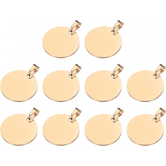 QUARKZMAN Metal Round Tags Stamps, Black Blank Dog Tags 1.18 Inch Circle DIY Engraving Blank Tags Pack of 10, Stainless Steel with Hole for Pet Dog ID Tags QUARKZMAN Metal Round Tags Stamps, Black Blank Dog Tags 1.18 Inch Circle DIY Engraving Blank Tags Pack of 10, Stainless Steel with Hole for Pet Dog ID Tags