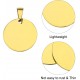 QUARKZMAN Metal Round Tags Stamps, Golden Blank Dog Tags 1.38 Inch Circle DIY Engraving Blank Tags Pack of 5, Stainless Steel with Hole for Pet Dog ID Tags, Pendant Decoration, Craft Tags QUARKZMAN Metal Round Tags Stamps, Golden Blank Dog Tags 1.38 Inch Circle DIY Engraving Blank Tags Pack of 5, Stainless Steel with Hole for Pet Dog ID Tags, Pendant Decoration, Craft Tags