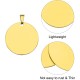 QUARKZMAN Metal Round Tags Stamps, Golden Blank Dog Tags 1.38 Inch Circle DIY Engraving Blank Tags Pack of 5, Stainless Steel with Hole for Pet Dog ID Tags, Pendant Decoration, Craft Tags QUARKZMAN Metal Round Tags Stamps, Golden Blank Dog Tags 1.38 Inch Circle DIY Engraving Blank Tags Pack of 5, Stainless Steel with Hole for Pet Dog ID Tags, Pendant Decoration, Craft Tags