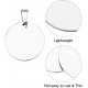 QUARKZMAN Metal Round Tags Stamps, Golden Blank Dog Tags 1.38 Inch Circle DIY Engraving Blank Tags Pack of 5, Stainless Steel with Hole for Pet Dog ID Tags, Pendant Decoration, Craft Tags QUARKZMAN Metal Round Tags Stamps, Golden Blank Dog Tags 1.38 Inch Circle DIY Engraving Blank Tags Pack of 5, Stainless Steel with Hole for Pet Dog ID Tags, Pendant Decoration, Craft Tags