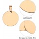 QUARKZMAN Metal Round Tags Stamps, Golden Blank Dog Tags 1.38 Inch Circle DIY Engraving Blank Tags Pack of 5, Stainless Steel with Hole for Pet Dog ID Tags, Pendant Decoration, Craft Tags QUARKZMAN Metal Round Tags Stamps, Golden Blank Dog Tags 1.38 Inch Circle DIY Engraving Blank Tags Pack of 5, Stainless Steel with Hole for Pet Dog ID Tags, Pendant Decoration, Craft Tags