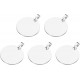 QUARKZMAN Metal Round Tags Stamps, Golden Blank Dog Tags 1.38 Inch Circle DIY Engraving Blank Tags Pack of 5, Stainless Steel with Hole for Pet Dog ID Tags, Pendant Decoration, Craft Tags QUARKZMAN Metal Round Tags Stamps, Golden Blank Dog Tags 1.38 Inch Circle DIY Engraving Blank Tags Pack of 5, Stainless Steel with Hole for Pet Dog ID Tags, Pendant Decoration, Craft Tags