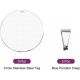 QUARKZMAN Metal Round Tags Stamps, Golden Blank Dog Tags 1.38 Inch Circle DIY Engraving Blank Tags Pack of 5, Stainless Steel with Hole for Pet Dog ID Tags, Pendant Decoration, Craft Tags QUARKZMAN Metal Round Tags Stamps, Golden Blank Dog Tags 1.38 Inch Circle DIY Engraving Blank Tags Pack of 5, Stainless Steel with Hole for Pet Dog ID Tags, Pendant Decoration, Craft Tags