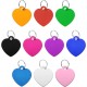 QUARKZMAN Pet ID Number Plate Metal Engraving Signs Heart Shape Dog ID Badge 10 Colour Blank Labels with Key Rings for Pet Dog Cat Punching Pendant Decoration Pack of 10 QUARKZMAN Pet ID Number Plate Metal Engraving Signs Heart Shape Dog ID Badge 10 Colour Blank Labels with Key Rings for Pet Dog Cat Punching Pendant Decoration Pack of 10
