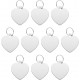 QUARKZMAN Pet ID Number Plate Metal Engraving Signs Heart Shape Dog ID Pendant Black Blank Labels with Key Rings for Pet Dog Cat Stamping Pendant Decoration 10 Pack QUARKZMAN Pet ID Number Plate Metal Engraving Signs Heart Shape Dog ID Pendant Black Blank Labels with Key Rings for Pet Dog Cat Stamping Pendant Decoration 10 Pack