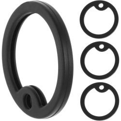 ROMISBABA Pack of 4 Dog Tags Silencer Noise Reducing Rings for Dog Tags, Protective, Stretchy, Durable for Pets
