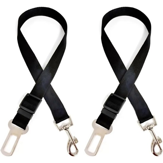 Ram 2 Pack 70cm Adjustable Car Seat Belt for Dogs and Cats Heavy Duty Clip On Ram 2 Pack 70cm Adjustable Car Seat Belt for Dogs and Cats Heavy Duty Clip On