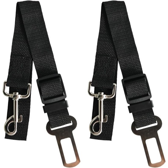 Ram 2 Pack 70cm Adjustable Car Seat Belt for Dogs and Cats Heavy Duty Clip On Ram 2 Pack 70cm Adjustable Car Seat Belt for Dogs and Cats Heavy Duty Clip On
