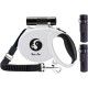 Retractable Dog Lead with Torch 5 m Happy & Polly Protective Bungee Lead Practical Hook Reflective Fishing Line Woven Strong Band One-Handed Release Pause and Lock Retractable Dog Lead with Torch 5 m Happy & Polly Protective Bungee Lead Practical Hook Reflective Fishing Line Woven Strong Band One-Handed Release Pause and Lock