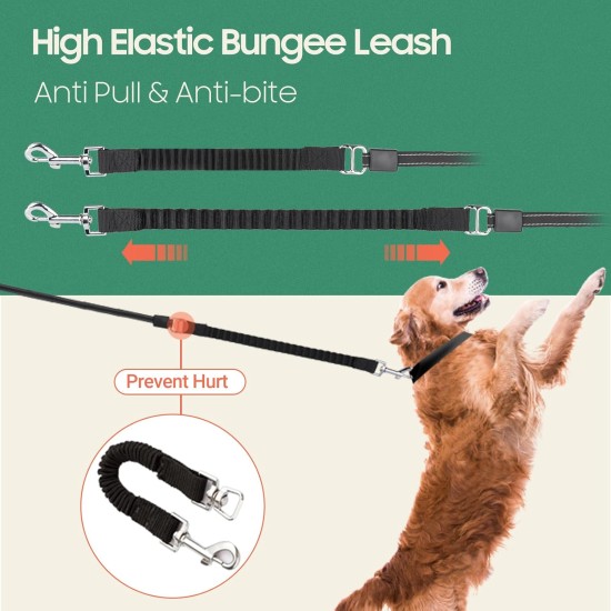Retractable Dog Lead with Torch 5 m Happy & Polly Protective Bungee Lead Practical Hook Reflective Fishing Line Woven Strong Band One-Handed Release Pause and Lock Retractable Dog Lead with Torch 5 m Happy & Polly Protective Bungee Lead Practical Hook Reflective Fishing Line Woven Strong Band One-Handed Release Pause and Lock