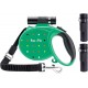 Retractable Dog Lead with Torch 5 m Happy & Polly Protective Bungee Lead Practical Hook Reflective Fishing Line Woven Strong Band One-Handed Release Pause and Lock Retractable Dog Lead with Torch 5 m Happy & Polly Protective Bungee Lead Practical Hook Reflective Fishing Line Woven Strong Band One-Handed Release Pause and Lock
