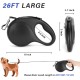 Retractable Dog Leash, 25ft Dog Leash for Small to Large Dogs up to 110 Lbs, Non-Slip Handle, One Button Lock and Unlock, Heavy Duty, 360° Tangle Free Retractable Dog Leash, 25ft Dog Leash for Small to Large Dogs up to 110 Lbs, Non-Slip Handle, One Button Lock and Unlock, Heavy Duty, 360° Tangle Free