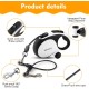 Retractable Dog Leash with Chew Resistant Cable, 26 Feet, Heavy Duty Dog Leash for Small, Medium, Large Dogs up to 110 lbs, 360° Tangle Free, One Hand Brake, White Retractable Dog Leash with Chew Resistant Cable, 26 Feet, Heavy Duty Dog Leash for Small, Medium, Large Dogs up to 110 lbs, 360° Tangle Free, One Hand Brake, White