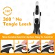 Retractable Dog Leash with Chew Resistant Cable, 26 Feet, Heavy Duty Dog Leash for Small, Medium, Large Dogs up to 110 lbs, 360° Tangle Free, One Hand Brake, White Retractable Dog Leash with Chew Resistant Cable, 26 Feet, Heavy Duty Dog Leash for Small, Medium, Large Dogs up to 110 lbs, 360° Tangle Free, One Hand Brake, White