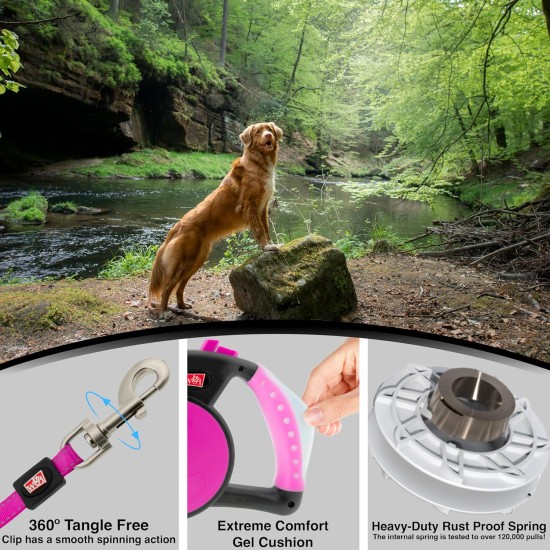 Retractable Roller Gel Leash Retractable Roller Gel Leash