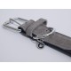 Rosewood Luxury Leather Dog Collar, 8-12 Inch, soft touch navy