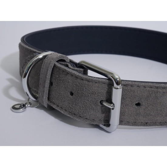 Rosewood Luxury Leather Dog Collar, 8-12 Inch, soft touch navy Rosewood Luxury Leather Dog Collar, 8-12 Inch, soft touch navy