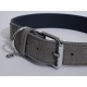 Rosewood Luxury Leather Dog Collar, 8-12 Inch, soft touch navy