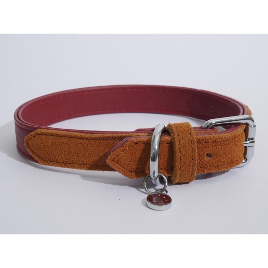 Rosewood Luxury Leather Dog Collar, 8-12 Inch, soft touch navy Rosewood Luxury Leather Dog Collar, 8-12 Inch, soft touch navy