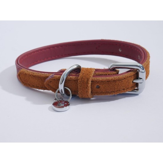 Rosewood Luxury Leather Dog Collar, 8-12 Inch, soft touch navy Rosewood Luxury Leather Dog Collar, 8-12 Inch, soft touch navy