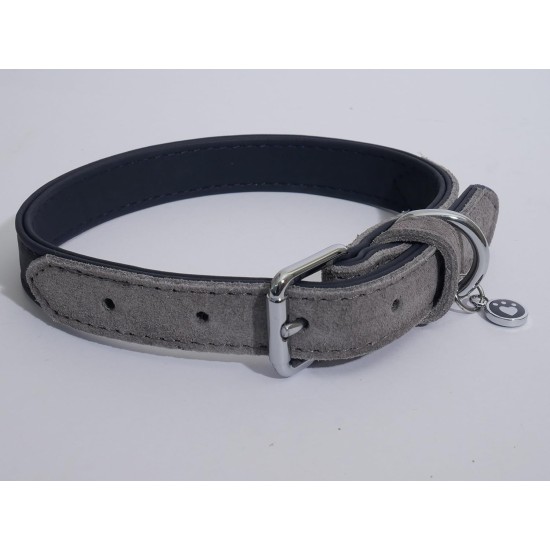 Rosewood Luxury Leather Dog Collar, 8-12 Inch, soft touch navy Rosewood Luxury Leather Dog Collar, 8-12 Inch, soft touch navy