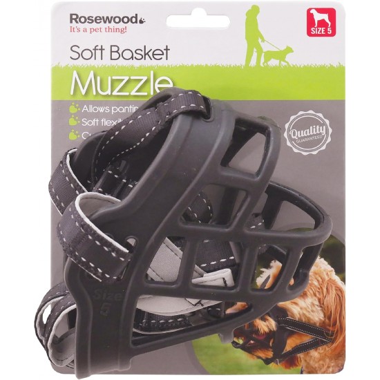 Rosewood Rosewood Silicone Muzzle (Size 5) Rosewood Rosewood Silicone Muzzle (Size 5)