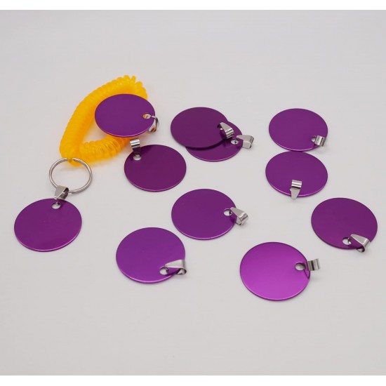 Round Aluminium Blank Dog Tags, DIY Engraved Cat Dog ID Tags, Personalised Pet Identity Name Tags, Blank Dog Tags DIY Carving, Diameter 3 cm, Mix Colours, Pack of 12 Round Aluminium Blank Dog Tags, DIY Engraved Cat Dog ID Tags, Personalised Pet Identity Name Tags, Blank Dog Tags DIY Carving, Diameter 3 cm, Mix Colours, Pack of 12