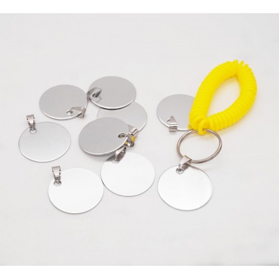 Round Aluminium Blank Dog Tags, DIY Engraved Cat Dog ID Tags, Personalised Pet Identity Name Tags, Blank Dog Tags DIY Carving, Diameter 3 cm, Mix Colours, Pack of 12 Round Aluminium Blank Dog Tags, DIY Engraved Cat Dog ID Tags, Personalised Pet Identity Name Tags, Blank Dog Tags DIY Carving, Diameter 3 cm, Mix Colours, Pack of 12