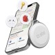 SBS Track My Circle Key and Object Finder Compatible with Apple Where, Alarm Sound 100dB, Ready to Use with CR2032 Battery Included, Waterproof IP65 with Keyhole SBS Track My Circle Key and Object Finder Compatible with Apple Where, Alarm Sound 100dB, Ready to Use with CR2032 Battery Included, Waterproof IP65 with Keyhole